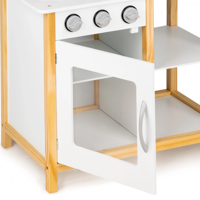 Dřevěná kuchyňka pro děti s příslušenstvím Ecotoys