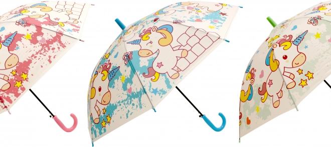 Dětský deštník s jednorožcem 50 cm