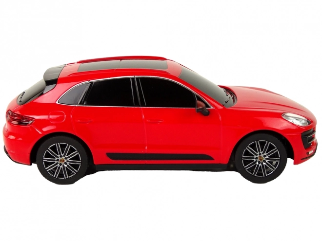 Auto R/C Porsche Macan Turbo 1:24 Rastar – Červené