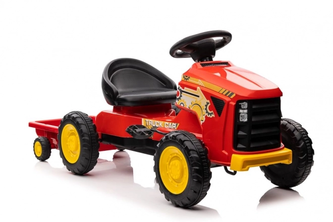 Dětský šlapací traktor červený