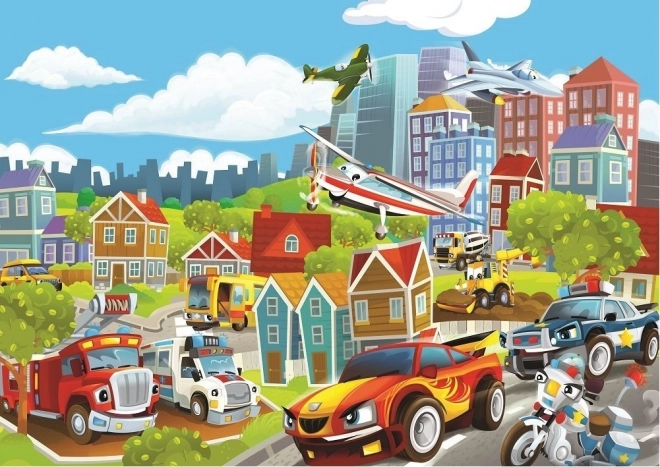 ART PUZZLE Puzzle Dopravní prostředky 100 dílků