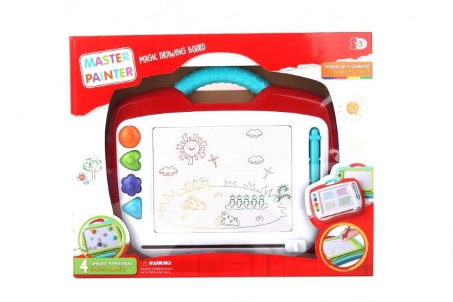 Magnetická kreslící tabulka s razítky