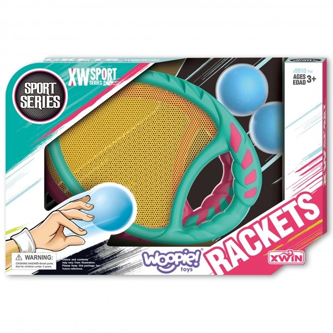 Woopie hra Catch Ball - 2 pálky a 2 míčky