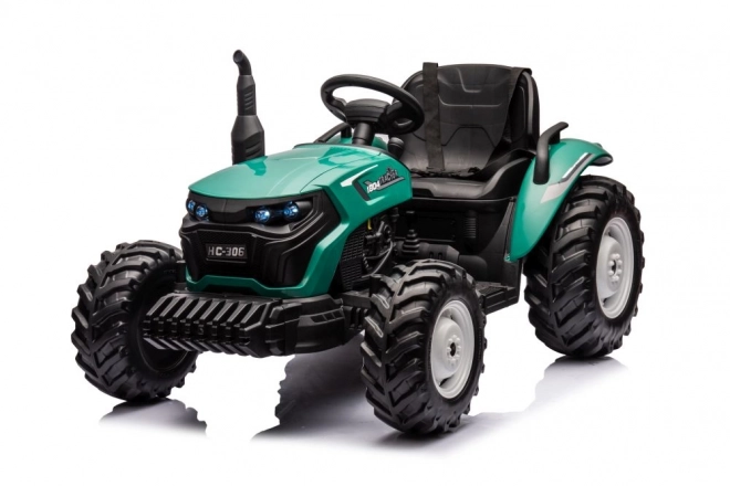 Dětský elektrický traktor HC-306 24V tmavě zelený