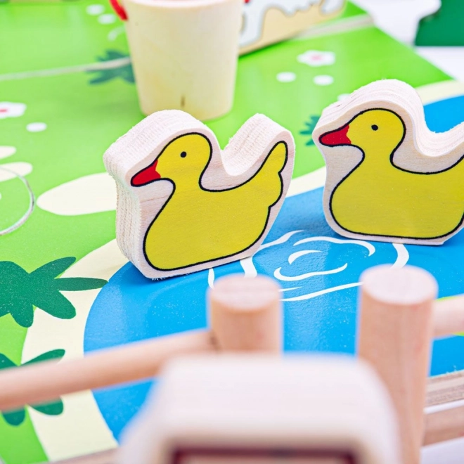 Velká Dřevěná Farma Bigjigs Toys