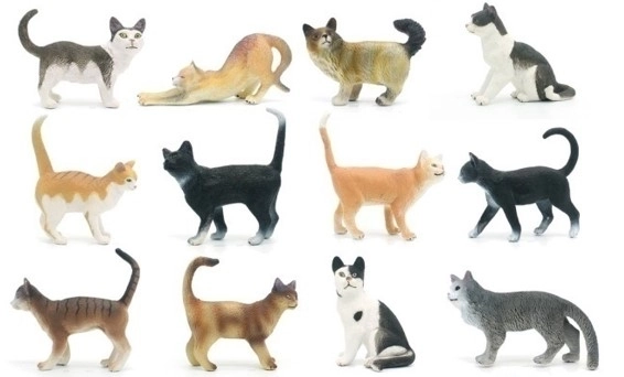 Zvířecí figurka Kočka 12 cm
