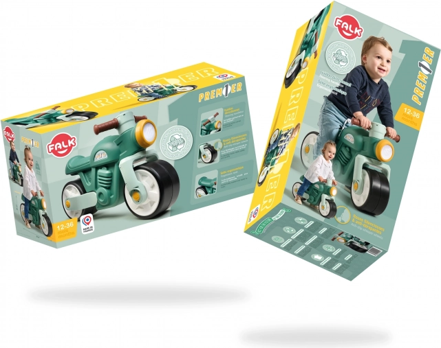 Falk dětská odrážedlo motorka Retro zelená