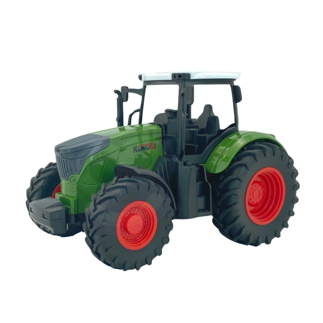 Woopie zelený traktor s gumovými koly