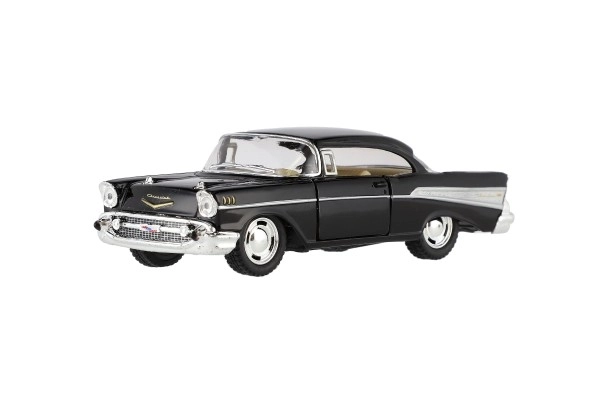 Auto Kinsmart 1957 Chevrolet Bel Air kov/plast 12cm 4 barvy na zpětné natažení 12ks v boxu