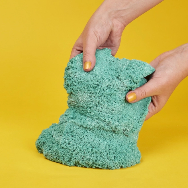 Kinetic sand balení třpytivého modrozeleného písku 0,9 kg