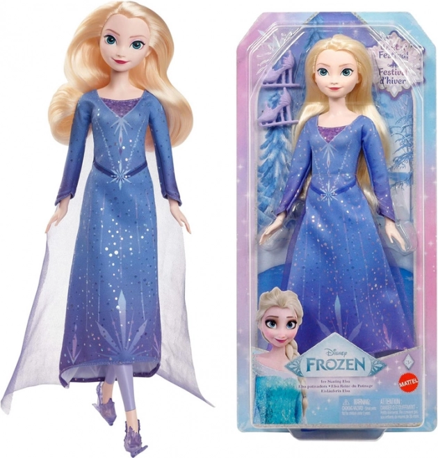 Mattel disney frozen panenka elsa bruslařka s doplňky