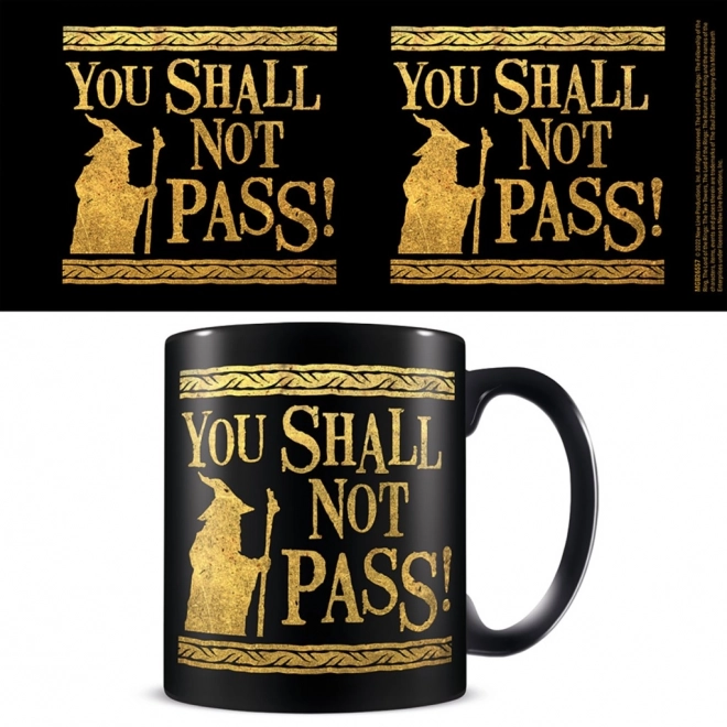 Hrnek Pán prstenů s nápisem You Shall Not Pass 315ml
