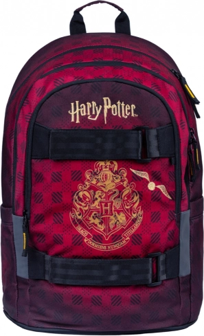 školní batoh baagl skate harry potter bradavice vínový
