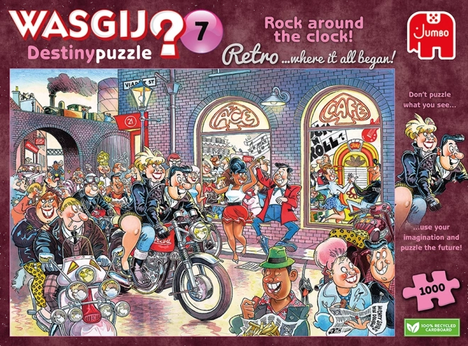 Puzzle WASGIJ Destiny 7: Rock around the Clock! 1000 dílků