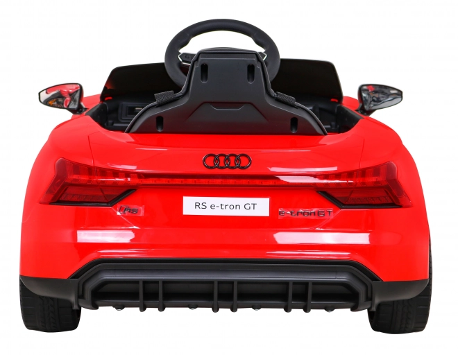 Audi RS E-Tron GT dětské elektrické auto s ovladačem a pohonem 4x4 – Červená