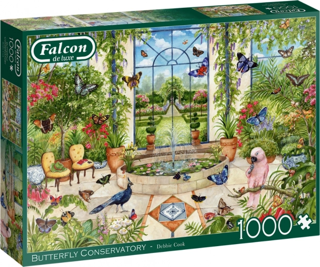 FALCON Puzzle Motýlí skleník 1000 dílků