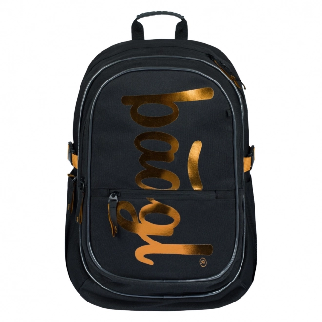 Školní batoh Baagl Core Metalický Bronz