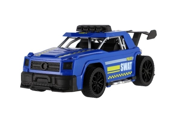 Plastové závodní auto na setrvačník - 16 cm