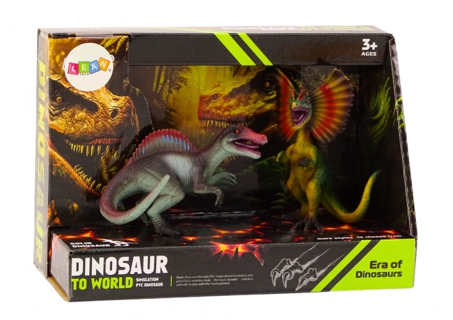 Figurky dinosaurů Spinosaurus Dilophosaurus Set 2el