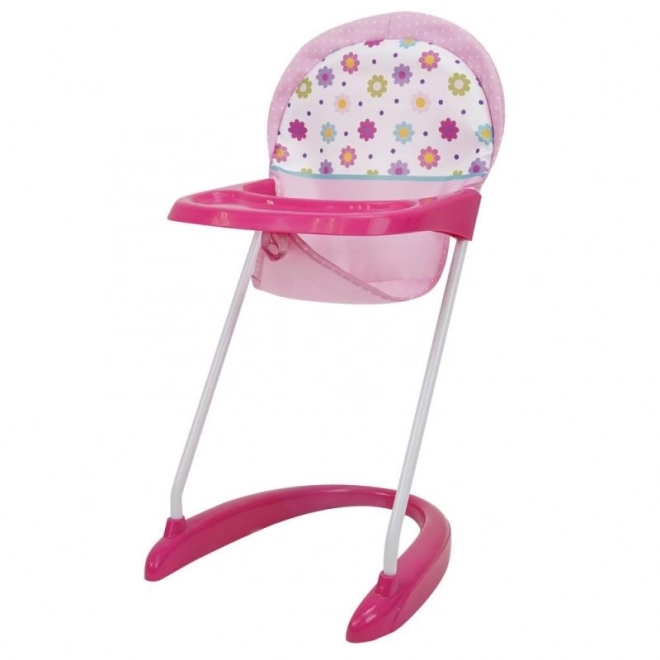 Vysoká židlička pro panenku Crew Spring Pink