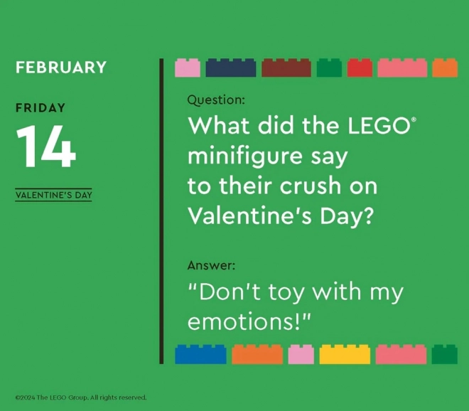 Chronicle Books Zábavný kalendář LEGO® 2025