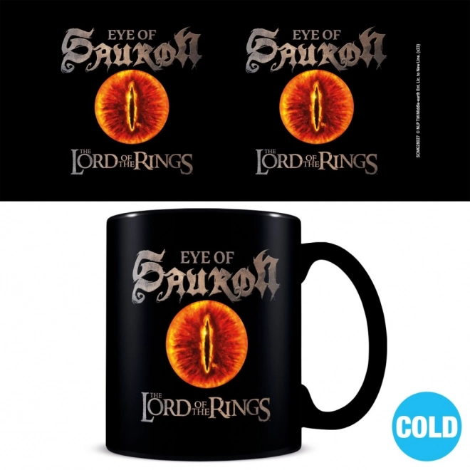 Hrnek měnící Pán prstenů Sauron