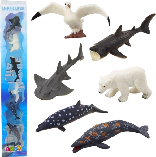 Sada Miniatur Mořských Zvířat 6 ks Marine Life