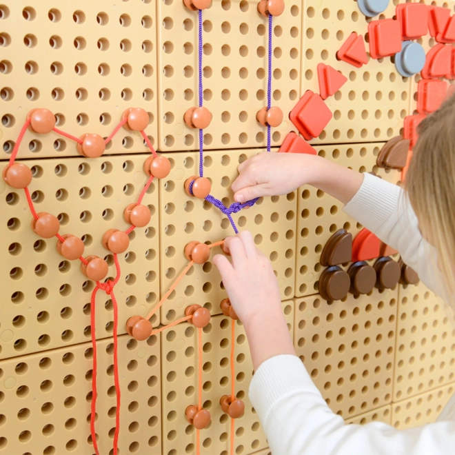 Masterkidz sada kolíčků a šňůrek na STEM vědecko-kreativní tabuli