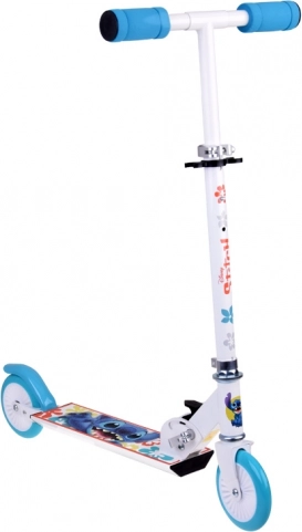 Skládací koloběžka Disney STITCH bílá pro děti do 50 kg