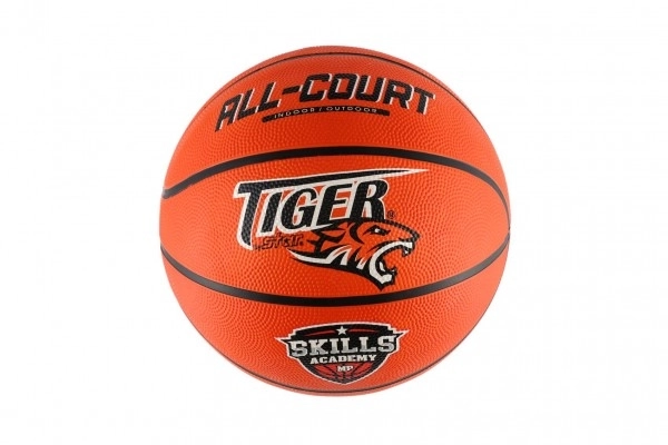 Míč basketbalový nafouknutý 31cm v síťce