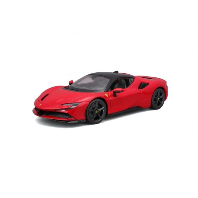 Kovový model Ferrari SF90 Stradale červený 1:18