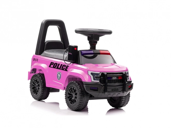 Dětské odrážedlo Police růžové