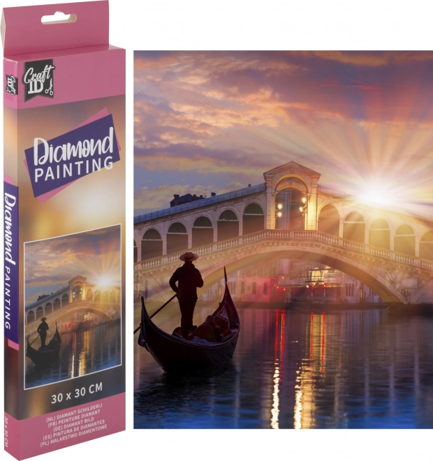 GRAFIX Diamantové malování Most Ponte di Rialto 30x30cm