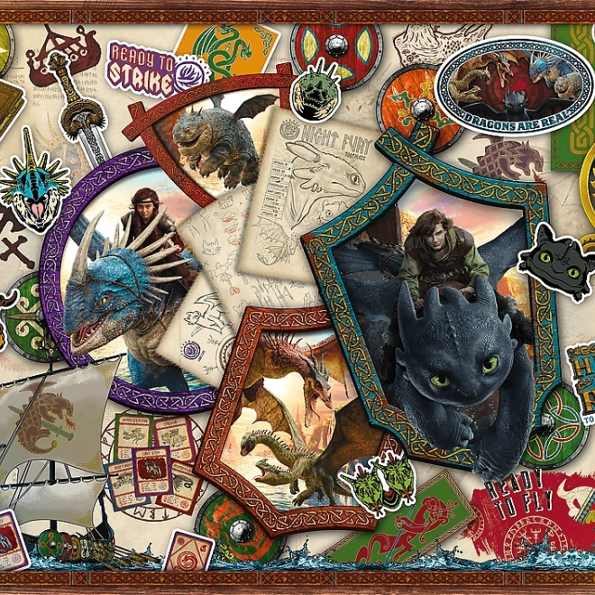 Puzzle Jak vycvičit draka 1000 dílků