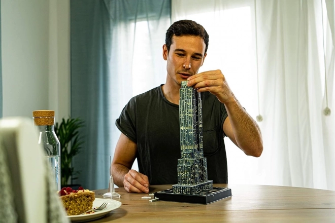 RAVENSBURGER Svítící 3D puzzle Noční edice Chrysler Building 216 dílků