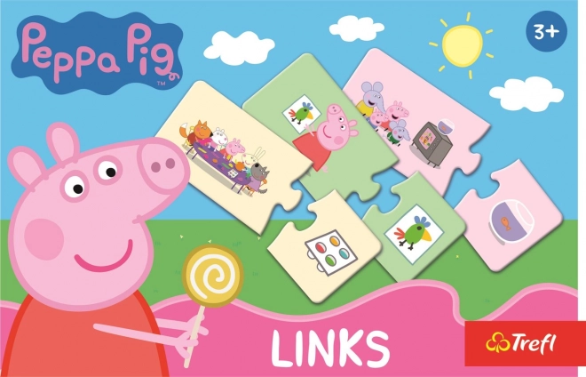 Hra skládanka Prasátko Peppa 14 párů