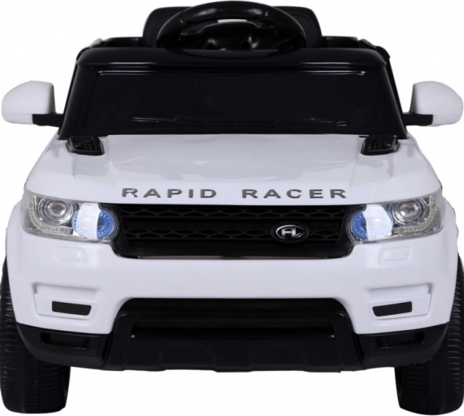 Elektrické autíčko Land Rapid Racer – Bílé