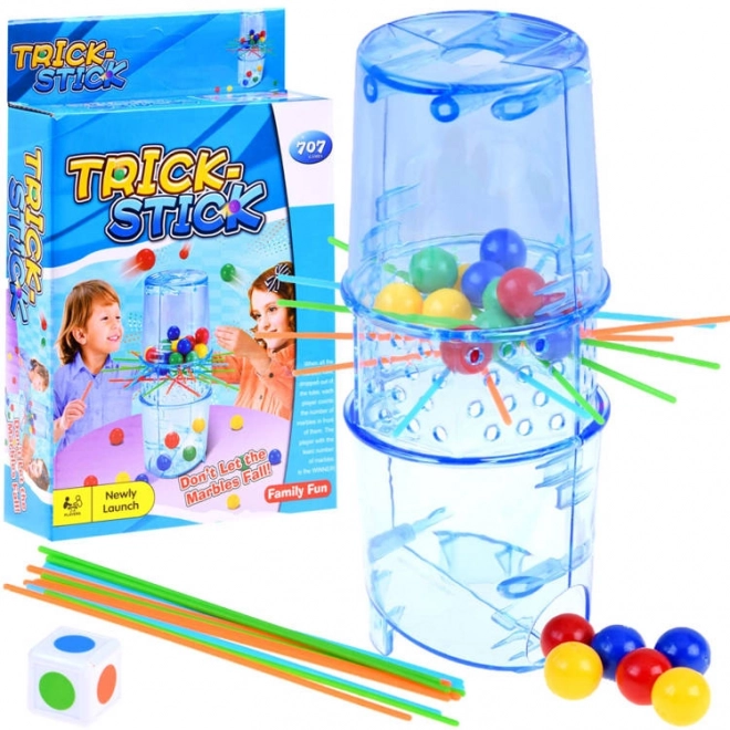 Zručnostní hry Trick Stick padající kuličky