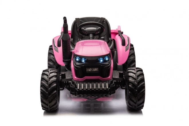 Dětský elektrický traktor HC-306 24V růžový