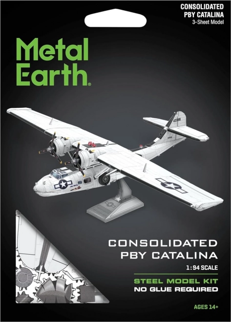 METAL EARTH 3D puzzle Letájící člun Consolidated PBY Catalina