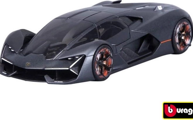 Kovové autíčko Bburago 1:24 Lamborghini Terzo Millenio šedé