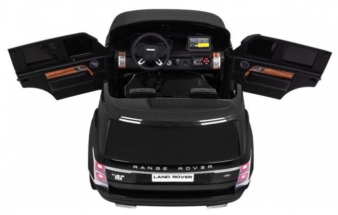 Range Rover HSE 2místné dětské auto černé + dálkové ovládání + 5 ks pásů + audio panel + LED dioda