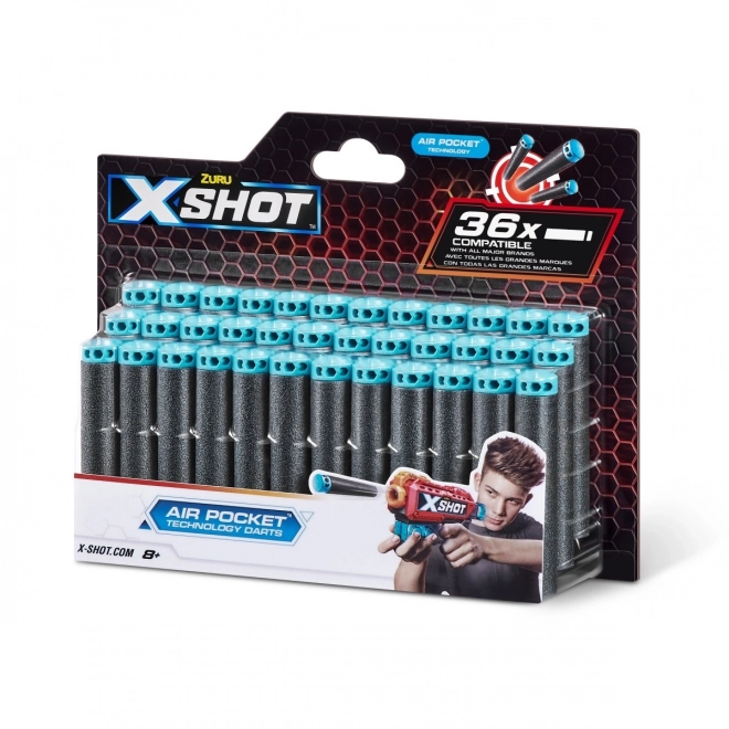 Náhradní pěnové náboje X-Shot Air Pocket Technology, 36 ks