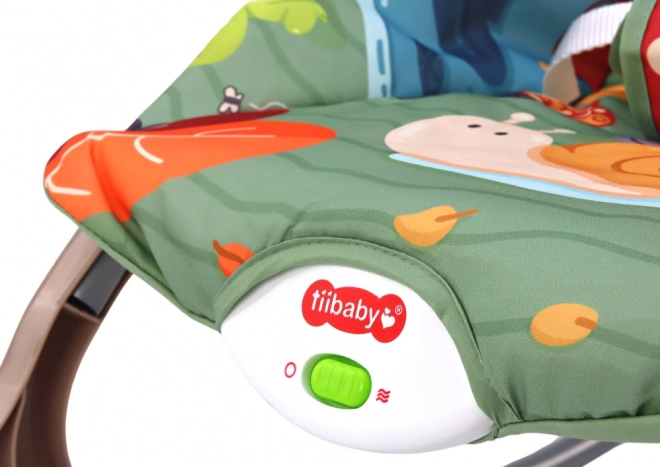 Houpací křeslo Lounger 2v1 Vibration Sound Fox