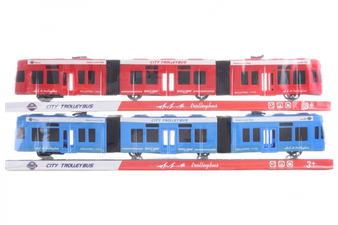Plastový trolejbus pro děti