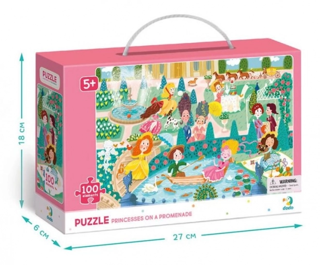 Puzzle Princezny na promenádě - 100 dílků