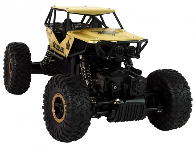 RC auto High Wheels 1:18 plastové černé zlaté