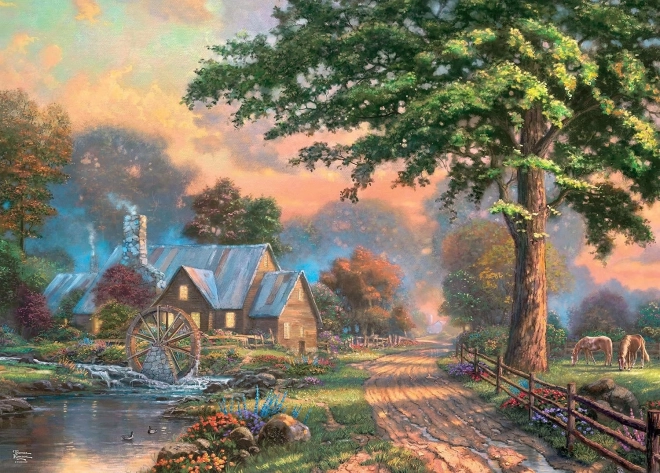 Dřevěné puzzle Schmidt Jednodušší časy II