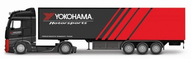 Kamion s přívěsem Bburago MB Actros Gigaspace Firestone 1:43