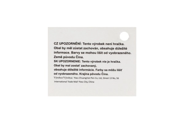 Propiska kosmonaut s 6 barvami